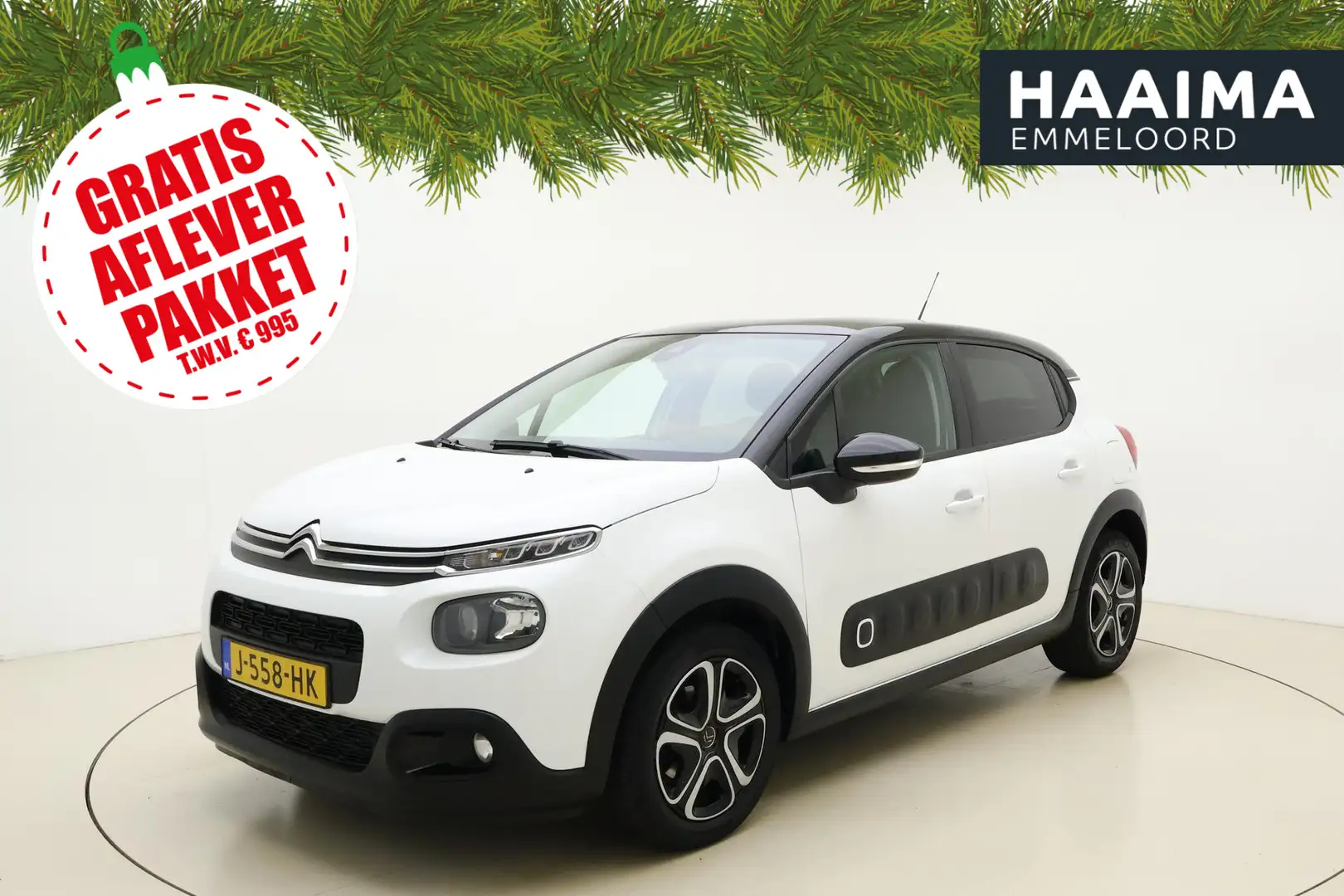 Citroen C3 1.2 PureTech 81pk Feel | Navigatie | Climate Contr Blanc - 1