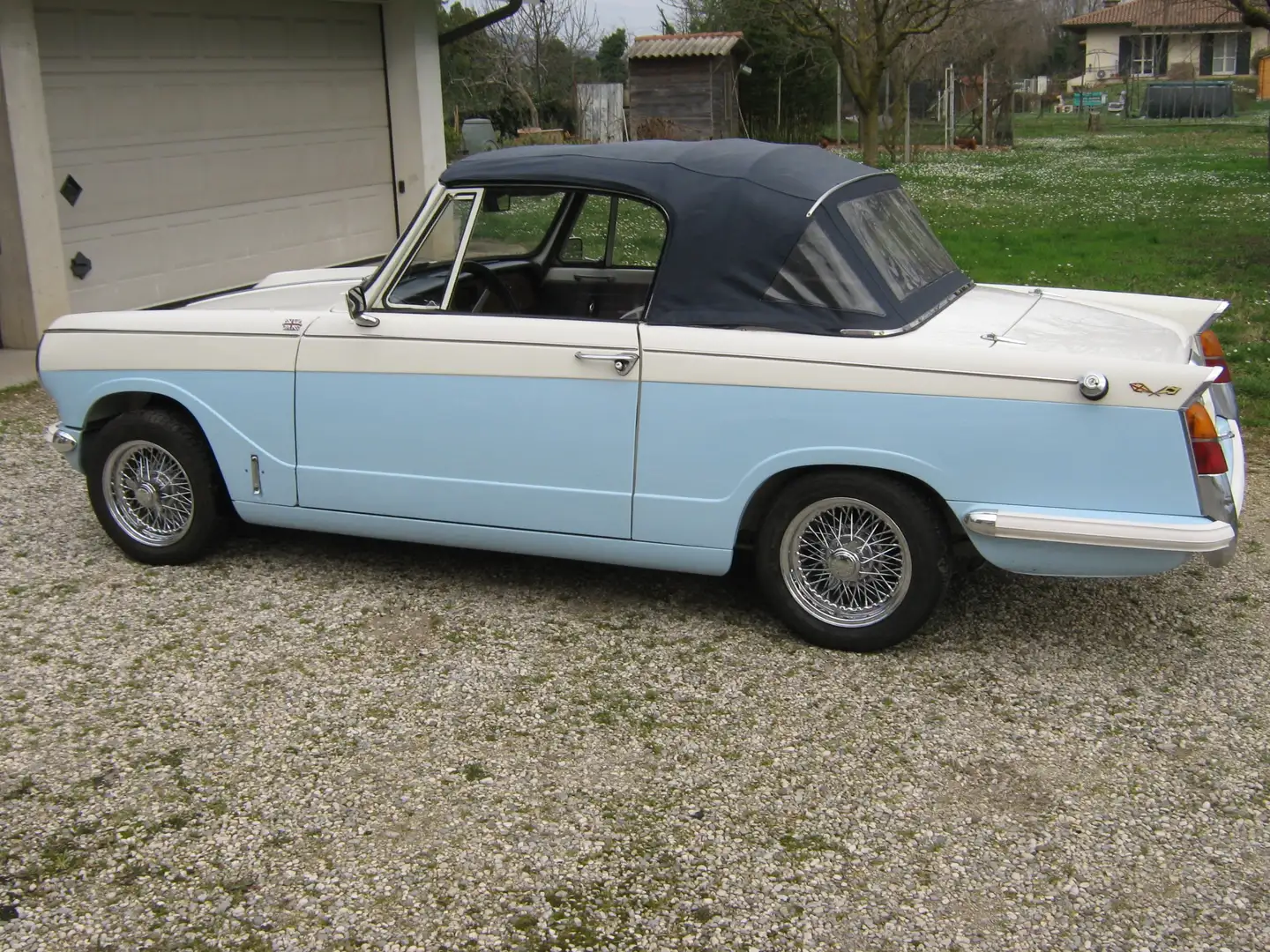 Triumph Herald 1360 cabrio Niebieski - 1