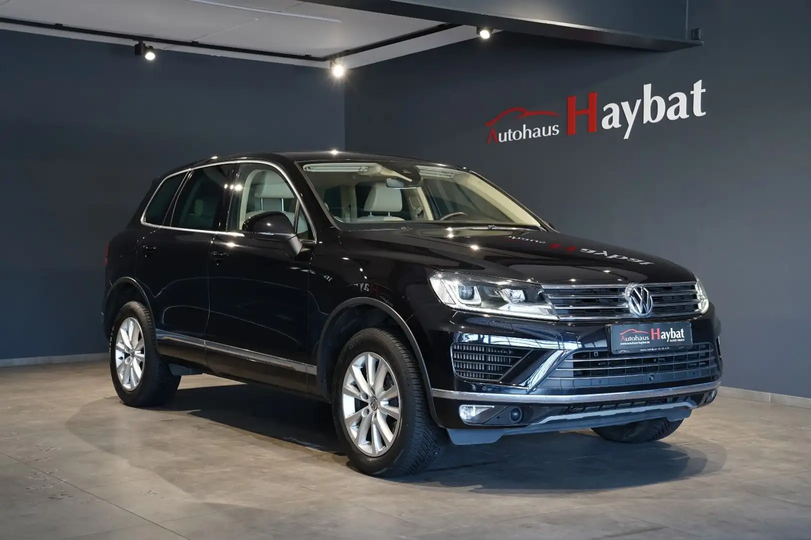 Volkswagen Touareg V6 TDI Terrain 4Mot Xen 360 Luft ACC AHK Schwarz - 1