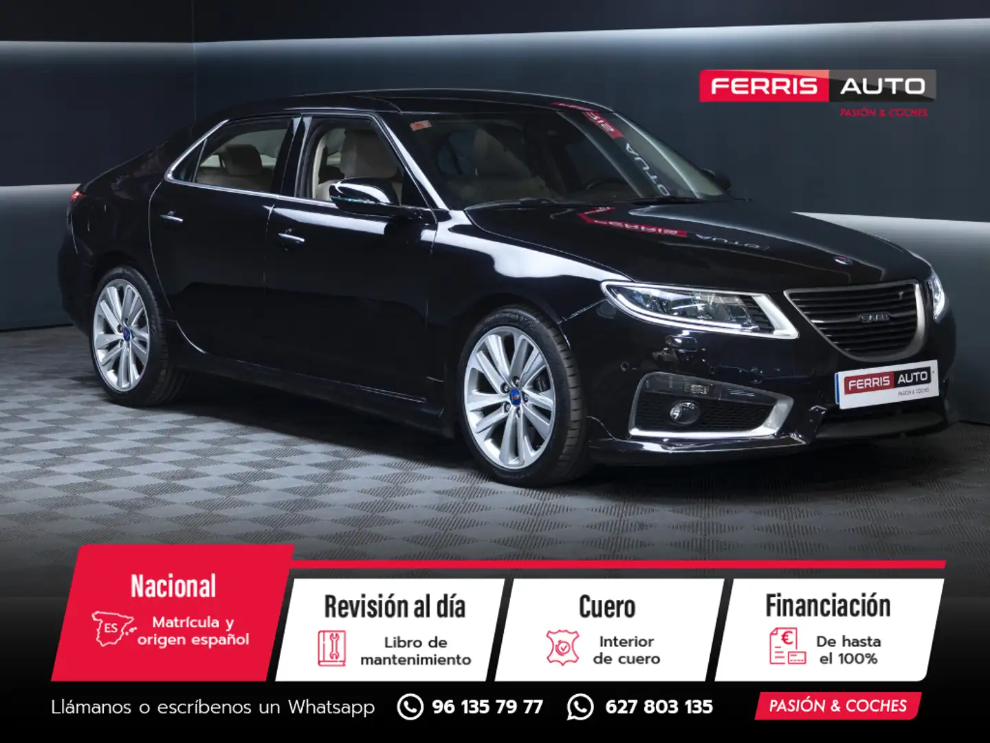Saab 9-5 Sedán 2.8T Aero XWD Aut.6 Schwarz - 1