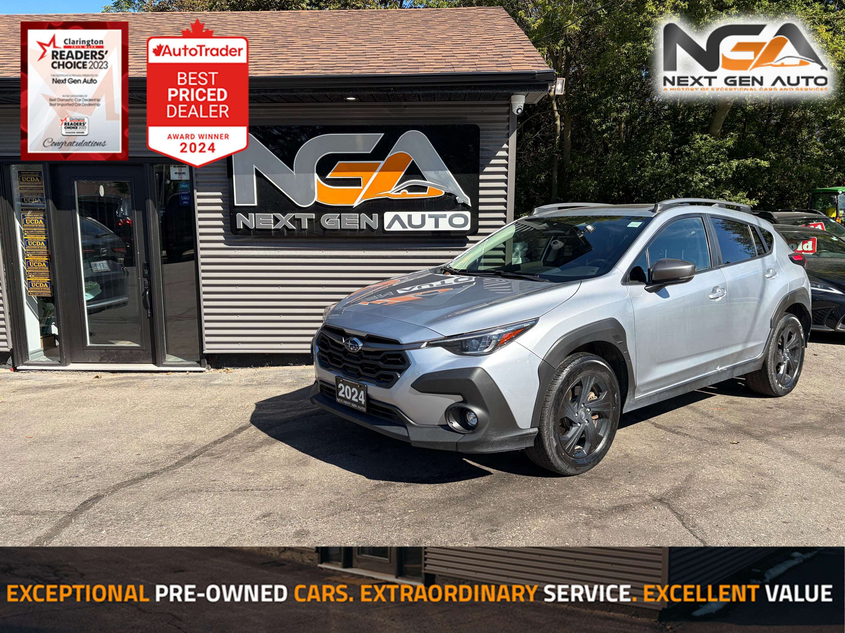 Silver 2024 Subaru Crosstrek SUV / Crossover All-Wheel Drive Automatic