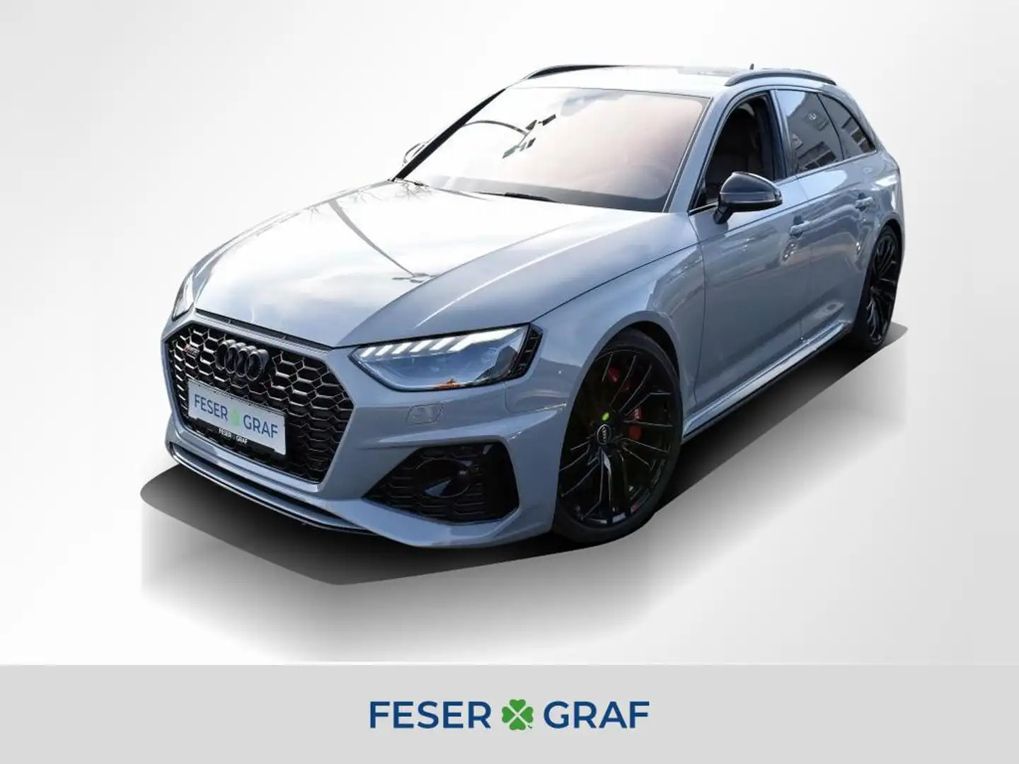Audi RS4 Avant Leder Feinnappa MatrixLED Kamera B&O Grau - 1