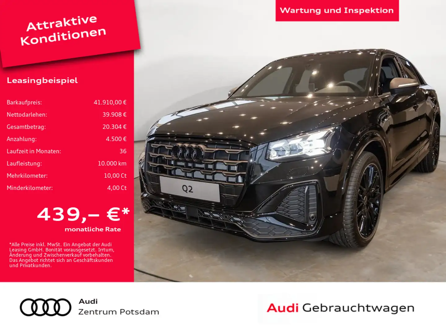 Audi Q2 S line 35 TFSI PDC PANO MATRIX-LED SONOS Schwarz - 1
