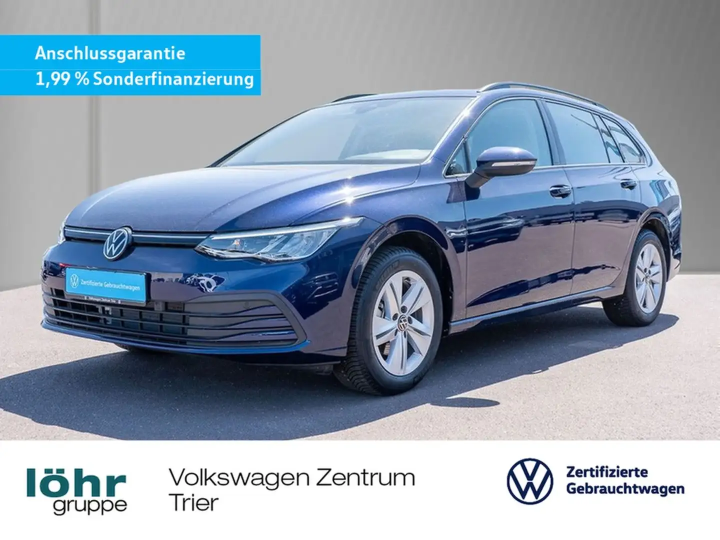 Volkswagen Golf Variant 1.0 eTSI DSG Life Navi, ACC, VWG Blau - 1
