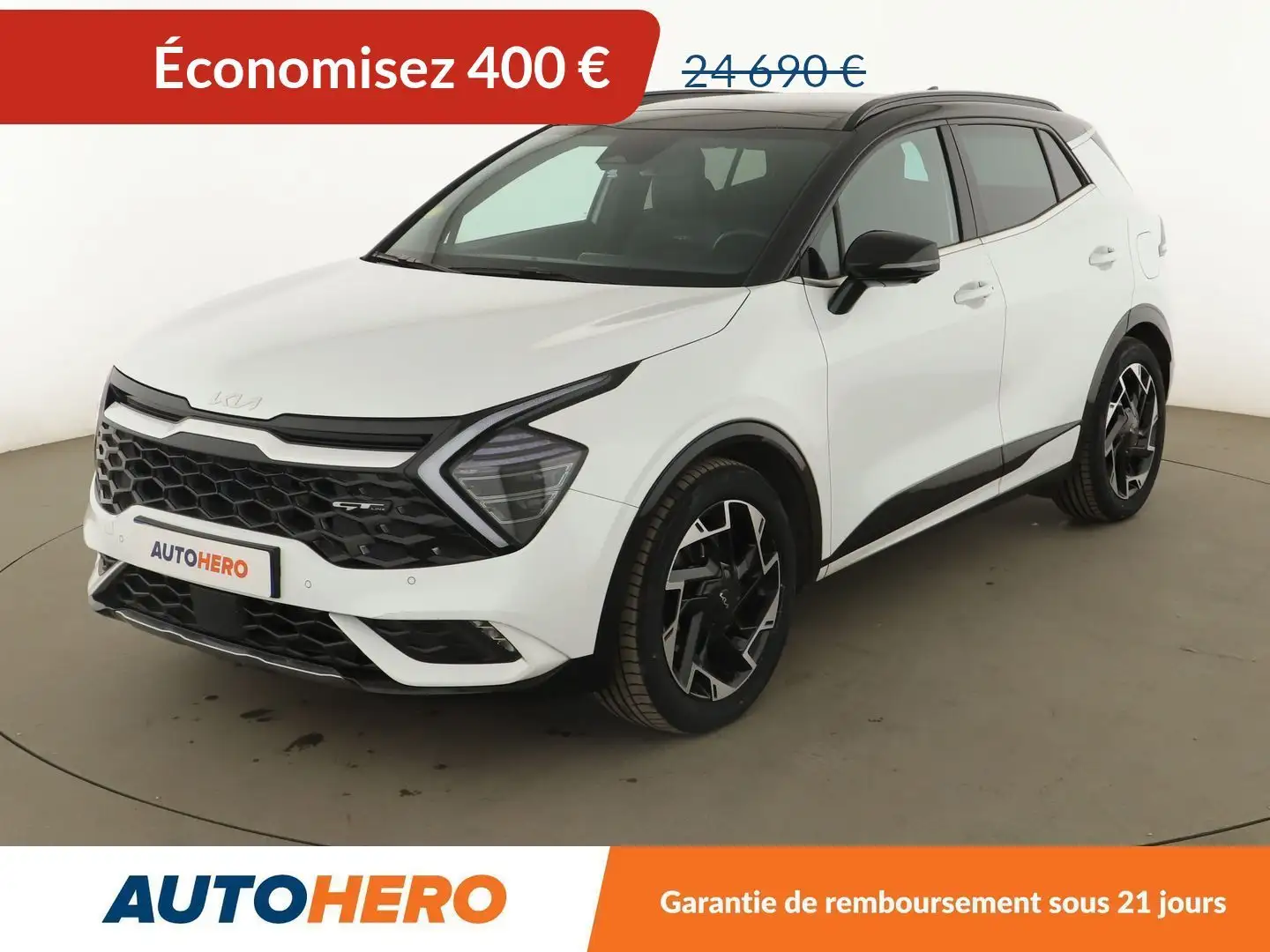 Kia Sportage 1.6 CRDi MHEV GT Line Premium 2WD DCT7 Blanc - 1
