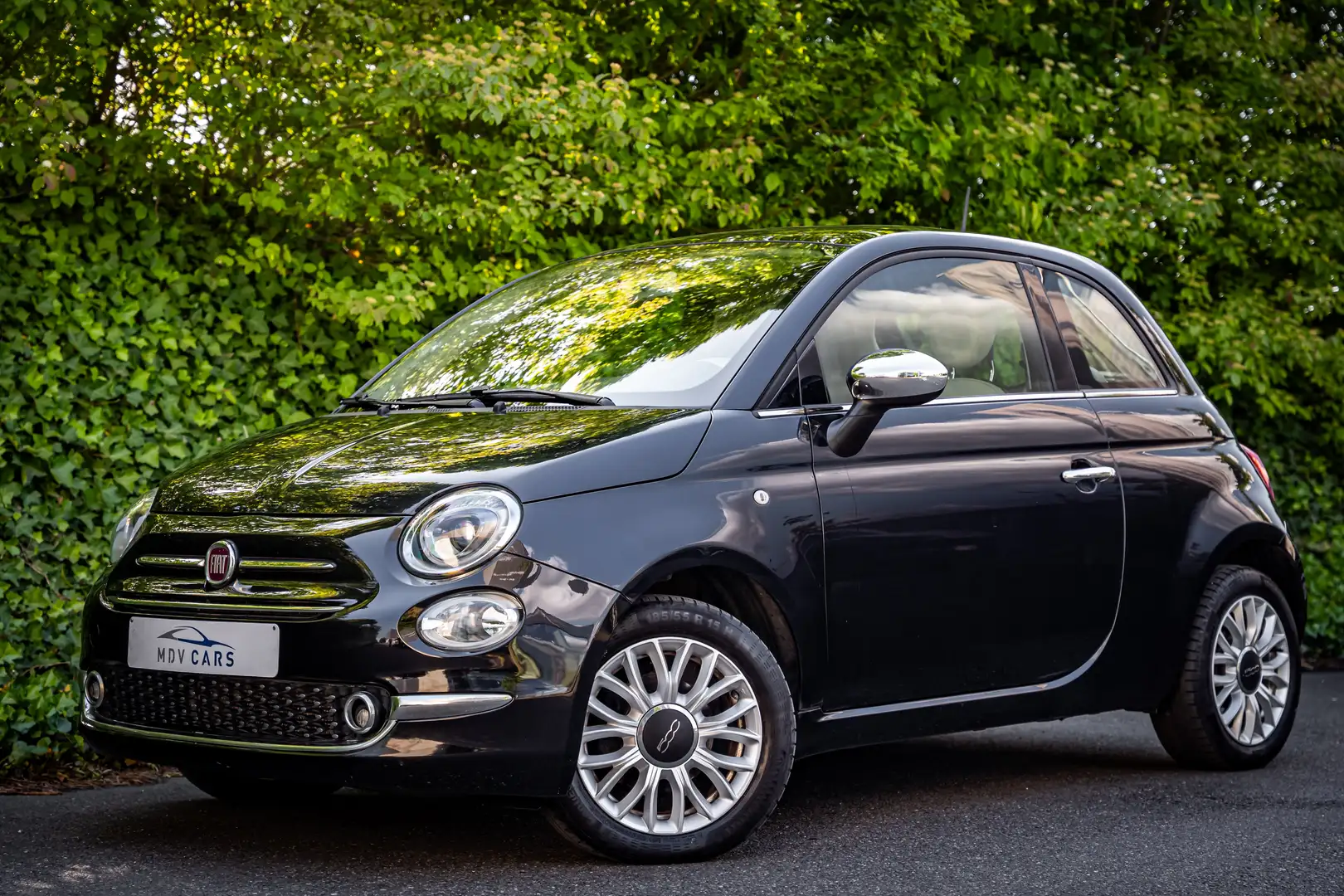 Fiat 500 1.2i Pop Star MTA Noir - 1