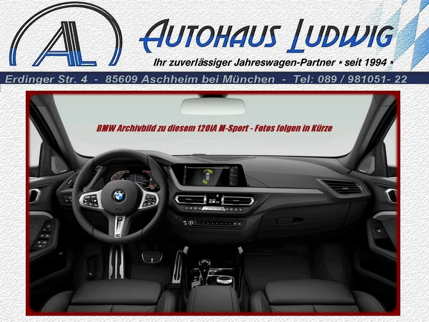 BMW 120 i M-Sport Steptronic*ACC*AHK*Leder*NP: 57.370,- Gris - 2