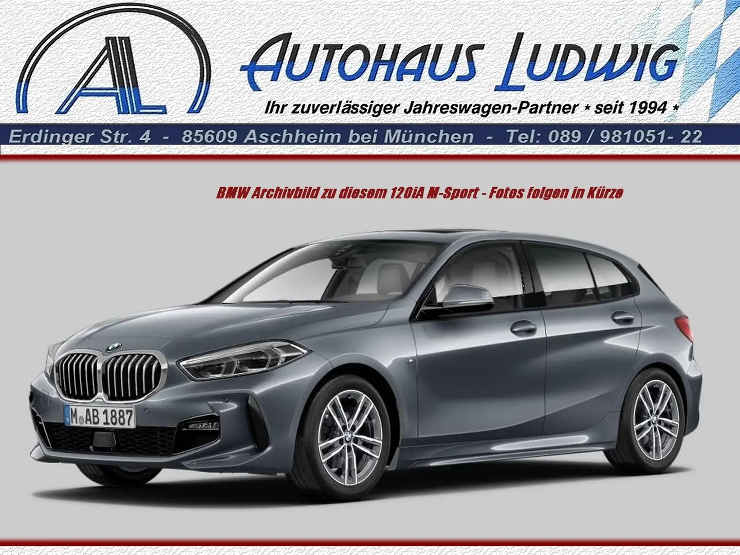 BMW 120 i M-Sport Steptronic*ACC*AHK*Leder*NP: 57.370,- Gris - 1