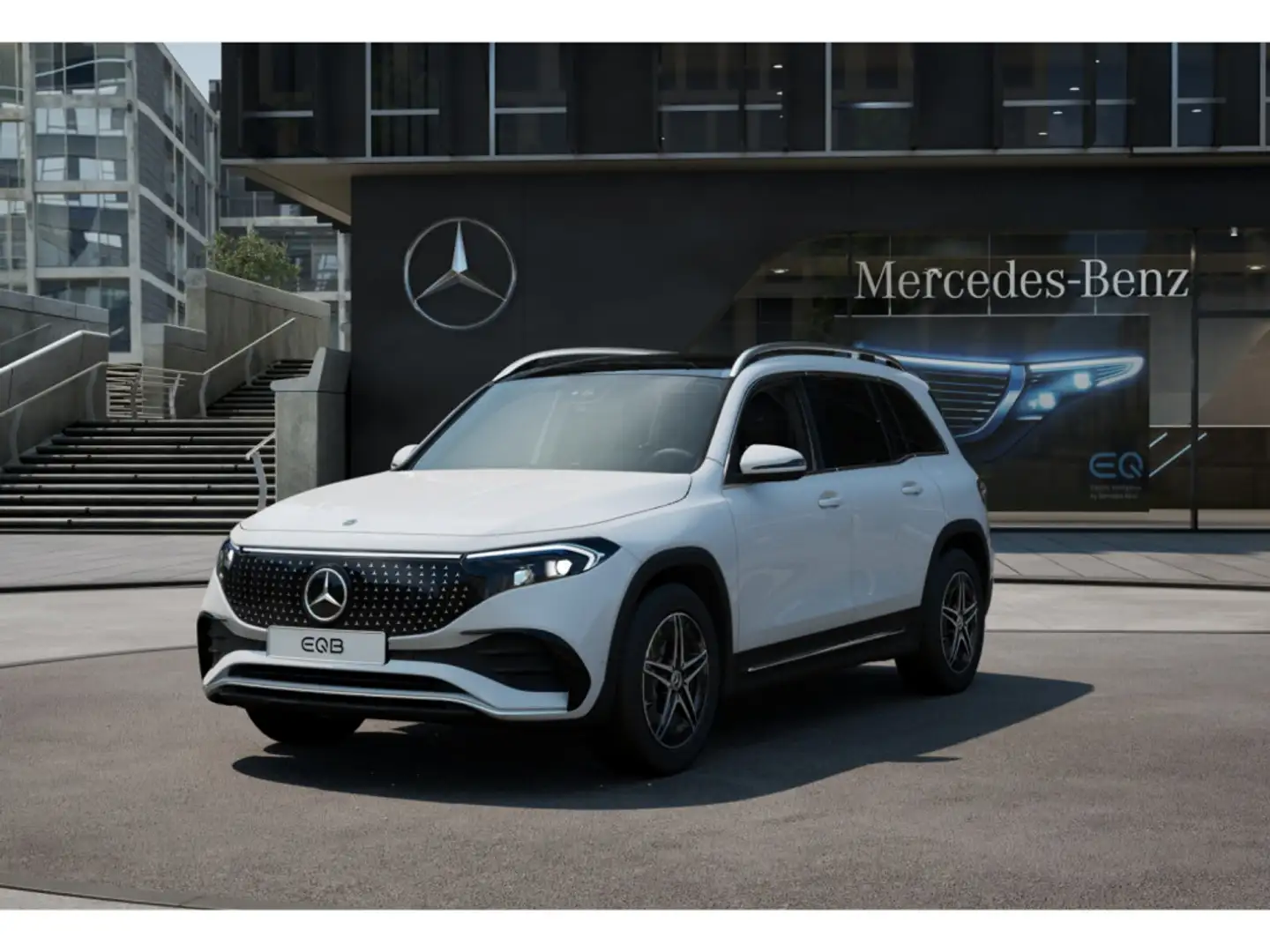 Mercedes-Benz EQB 350 4M AMG Sport Advanced Distr. LED Pano Blanc - 2