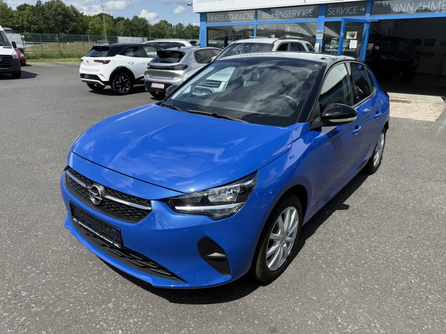 Opel Corsa e Edition NAVI SHZ CARPLAY ANDROID DAB KLIMA UVM. Albastru - 1
