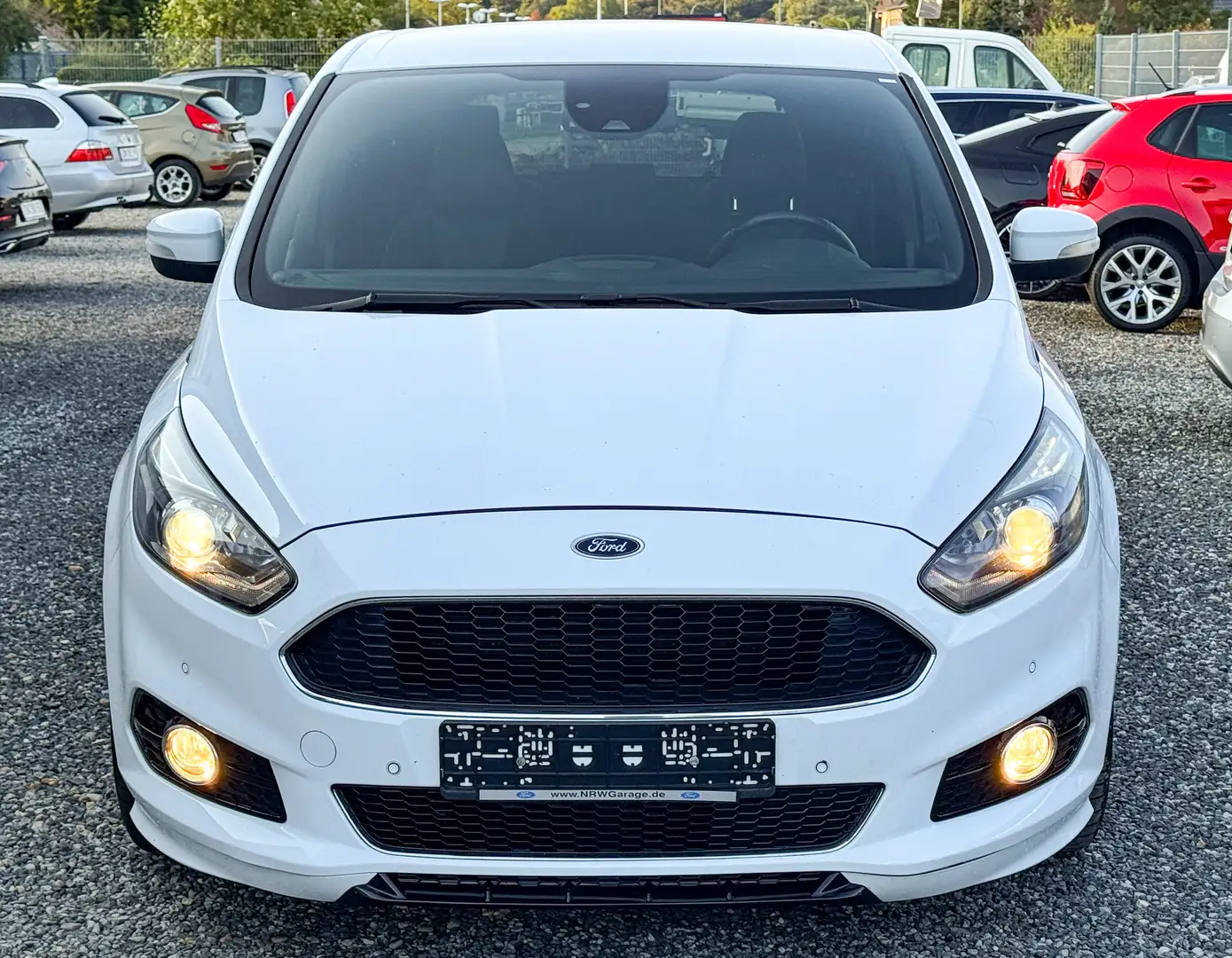 Ford S-Max ST-Line Autom*LEDER*KAMERA*KEYLESS*MEMORY*SPUR*AHK Blanc - 2