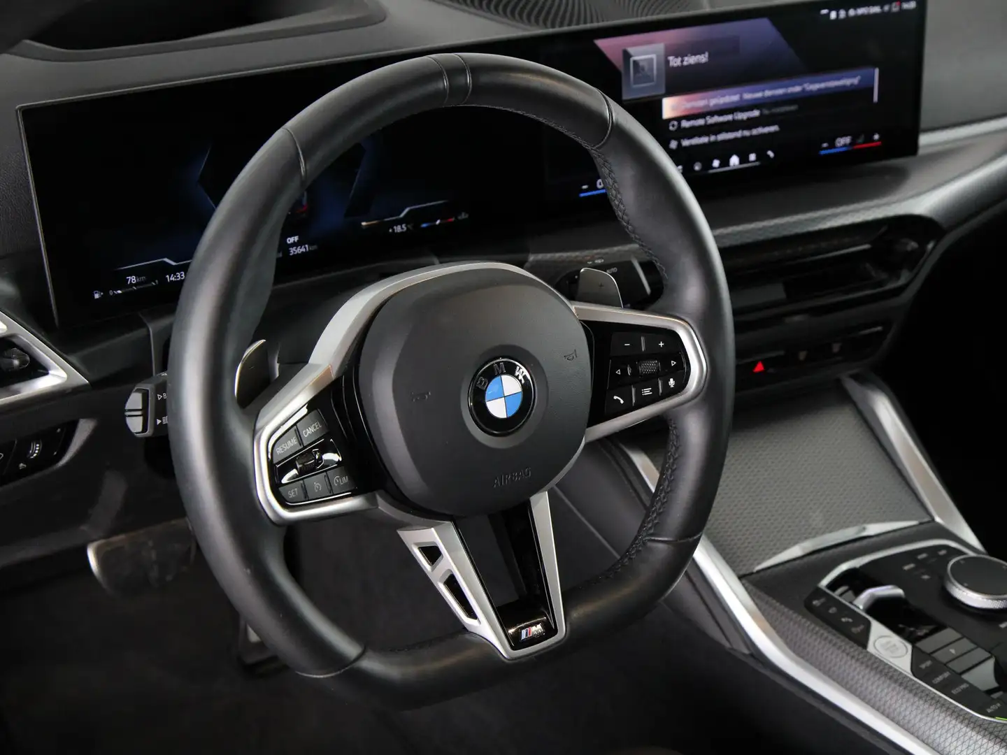 BMW 420 4 Serie Coupé 420i M Sport Zwart - 2