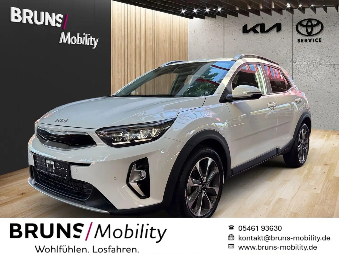 Kia Stonic 1.0 TGDI Automatik Spirit Navi Kamera Bianco - 1