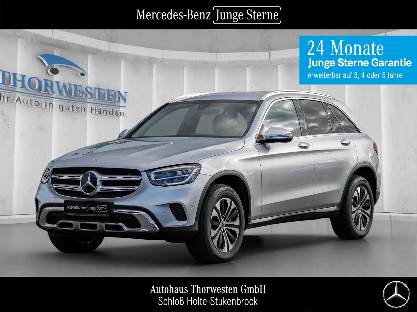 Mercedes-Benz GLC 300 GLC 300 de 4MATIC MBUX Easy-Pack Heckklappe AHK Silber - 1