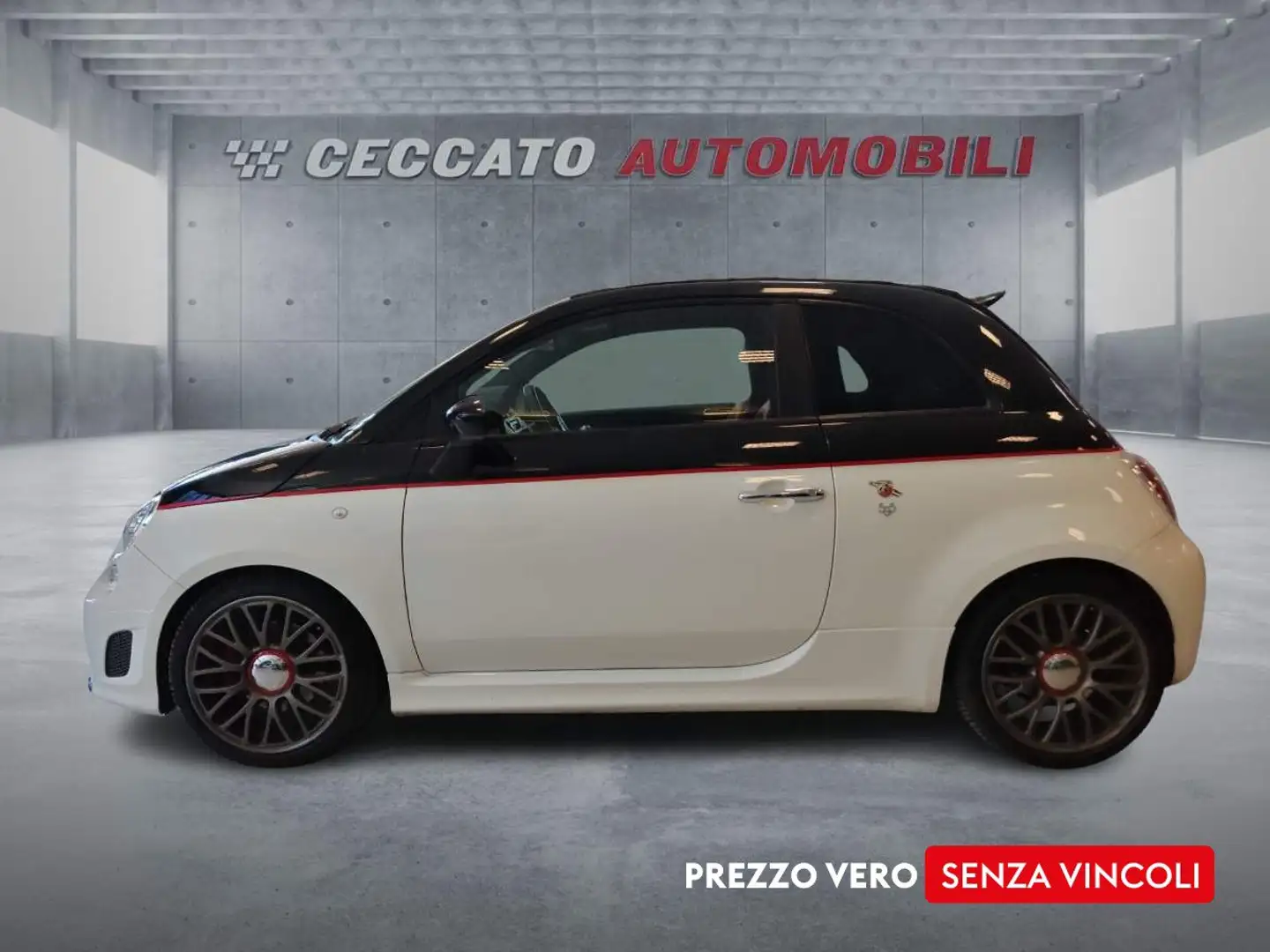 Abarth 595C 595C 1.4 16v t. t-jet turismo 160cv mta E6 Weiß - 2