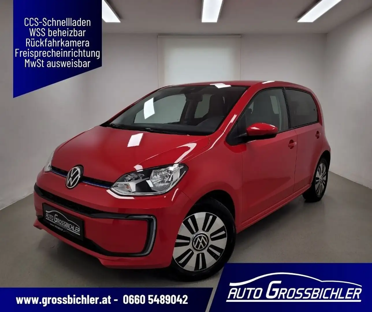 Volkswagen Sonstige e-up! 32,3kWh (mit Batterie) CCS, Neuwagengaran... Rot - 1