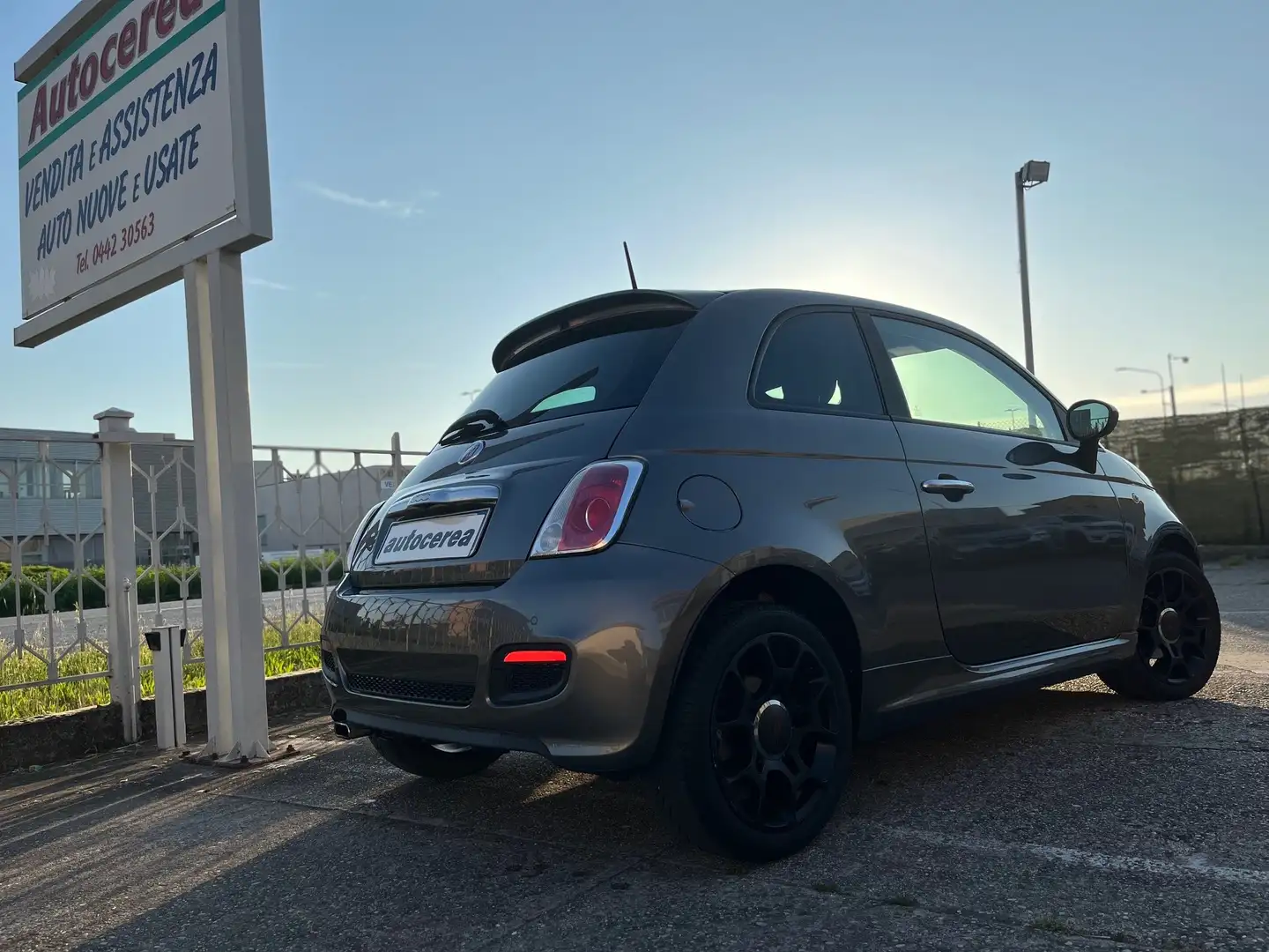 Fiat 500 0,9 TWIN AIR TURBO 105 CV - Gris - 2