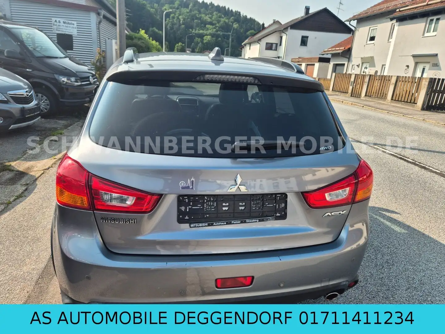 Mitsubishi ASX + 4WD-1.HAND-XENON-SHZ-KAMERA-LEDER-PANORAMA Grey - 2