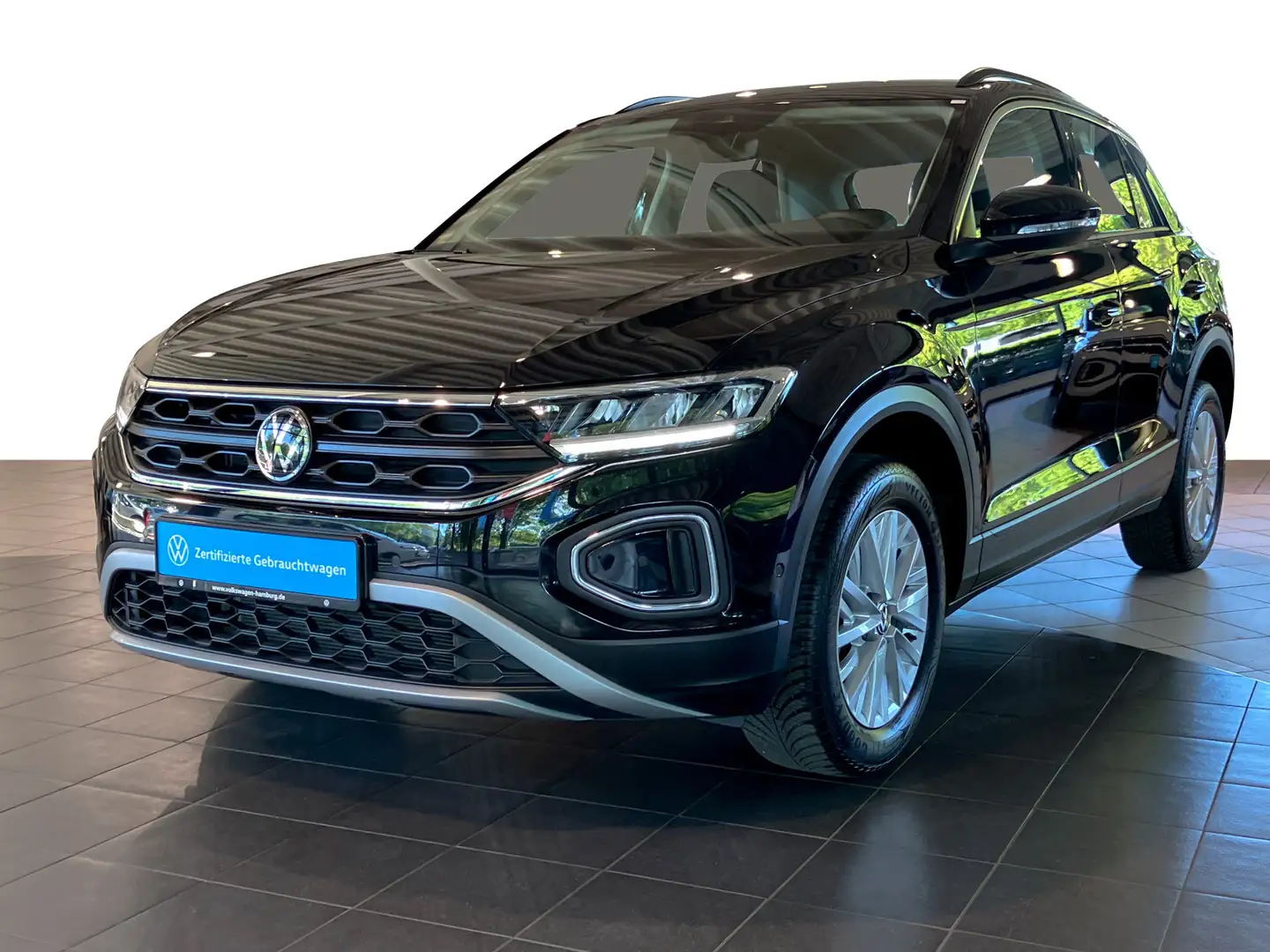 Volkswagen T-Roc 1.0 TSI Life PDC Klima LED Navi Sitzhzg Zwart - 2