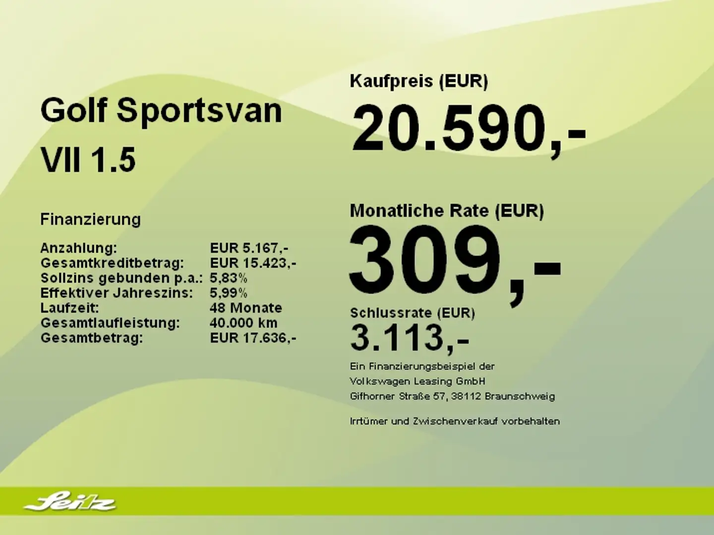 Volkswagen Golf Sportsvan VII 1.5 TSI Highline *LED*PDC*STANDH* Gris - 2