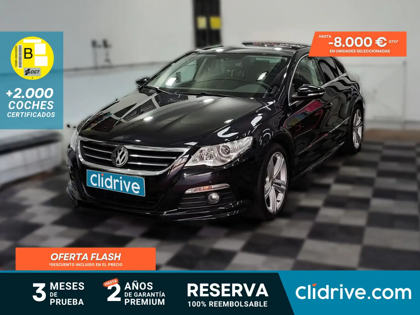 Volkswagen Passat CC 2.0 TDI 170cv DSG R-Line BMotion Techn Negro - 1