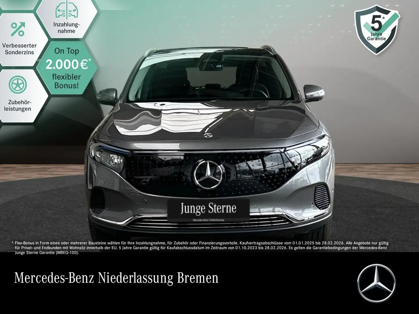 Mercedes-Benz EQA 300 4M PROG+PLUS-PAKET+AHK+PANO+360+MEMORY Grau - 1