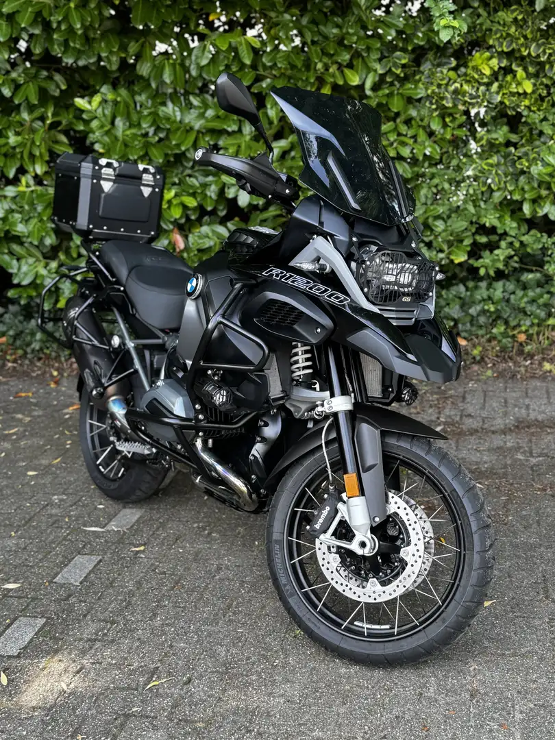 BMW R 1200 GS Adventure Triple Black Full Option Akrapovic Zwart - 2