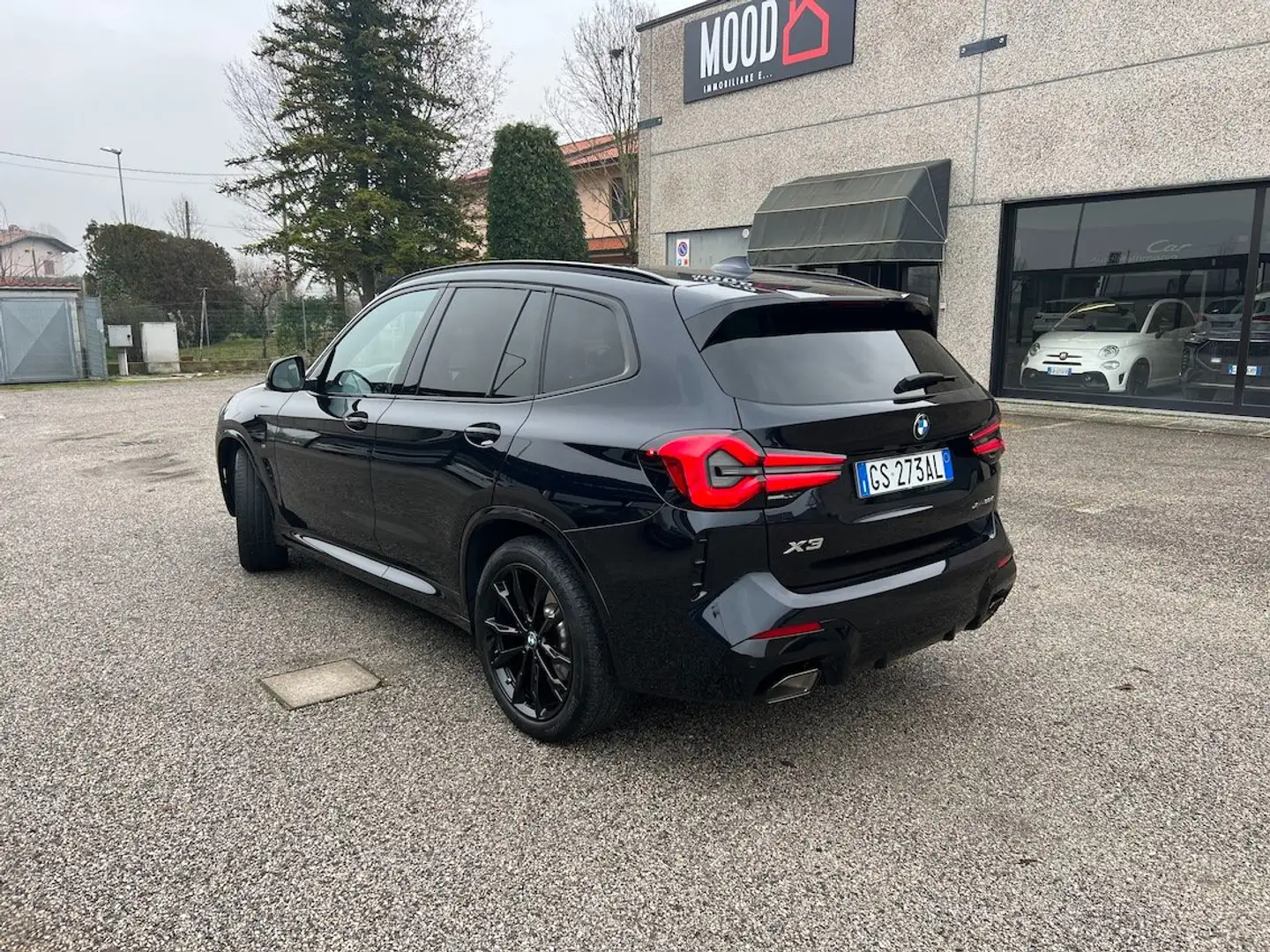 BMW X3 xdrive20d mhev 48V Msport auto UNICO PROPRIETARIO Schwarz - 2