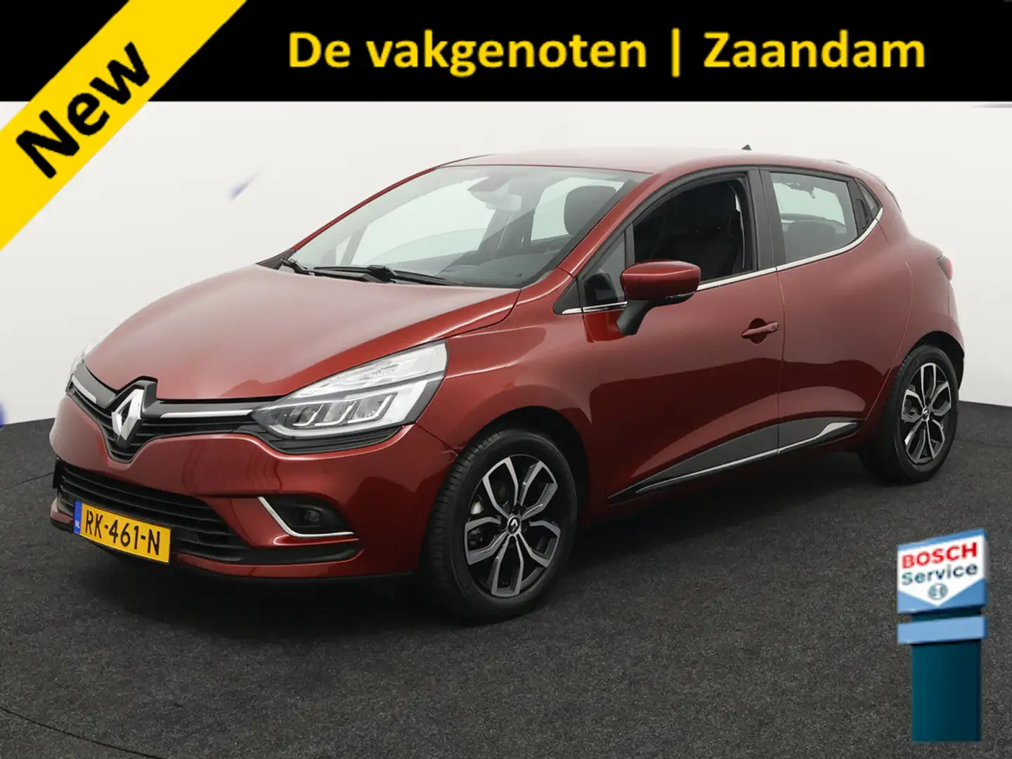 Renault Clio 0.9 TCe Intens Airco auto, Bluetooth, Boordcompute Rouge - 1