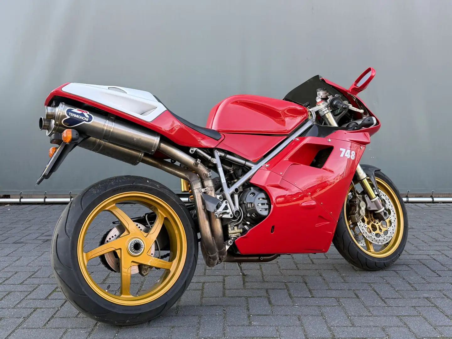 Ducati 748 S (R-BLOK) BWJ 2001 748R MOTORBLOK / ÖHLINS / CARB Rot - 2