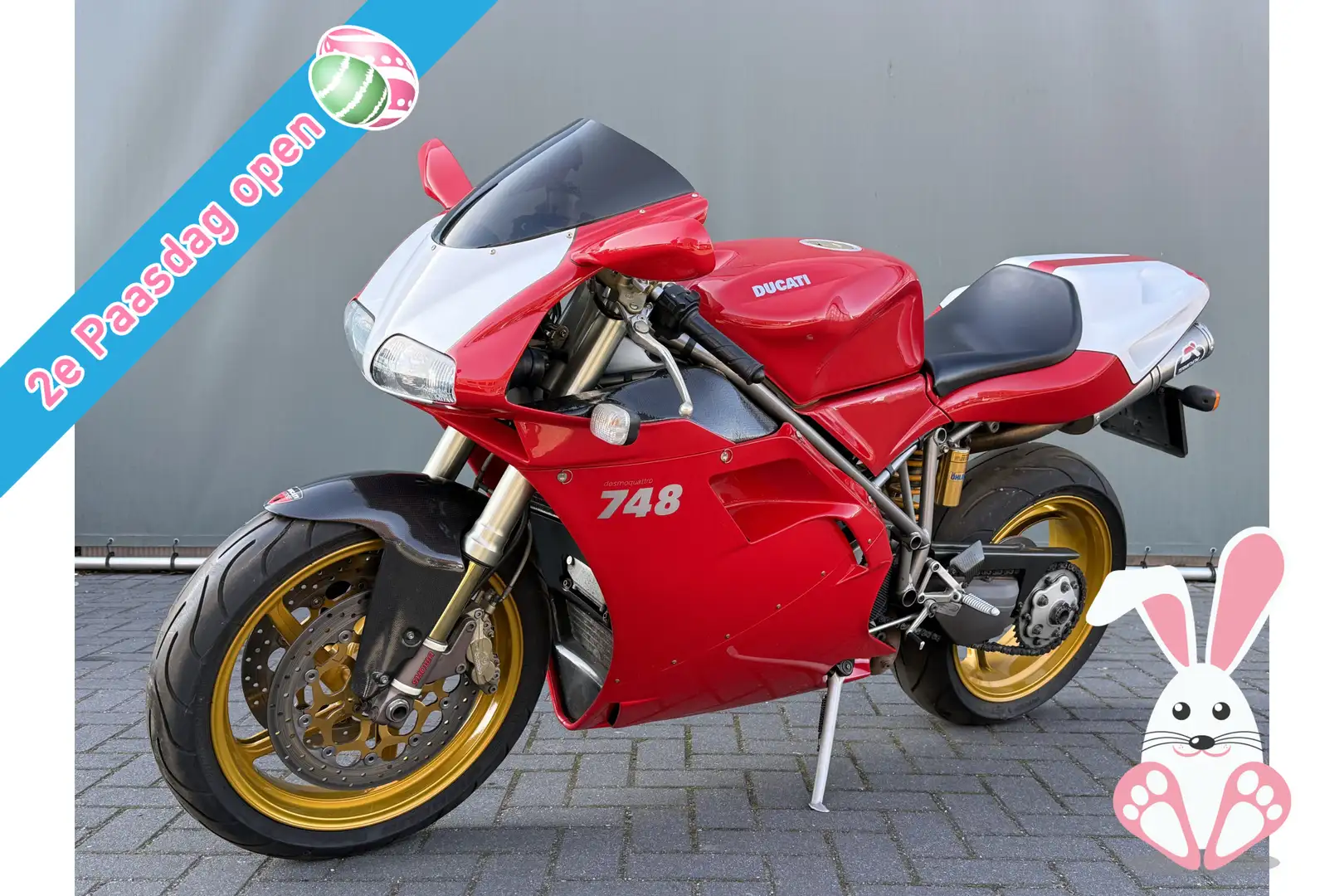Ducati 748 S (R-BLOK) BWJ 2001 748R MOTORBLOK / ÖHLINS / CARB Rojo - 1