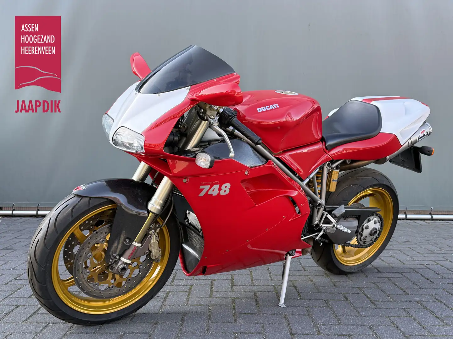 Ducati 748 S (R-BLOK) BWJ 2001 748R MOTORBLOK / ÖHLINS / CARB Rood - 1