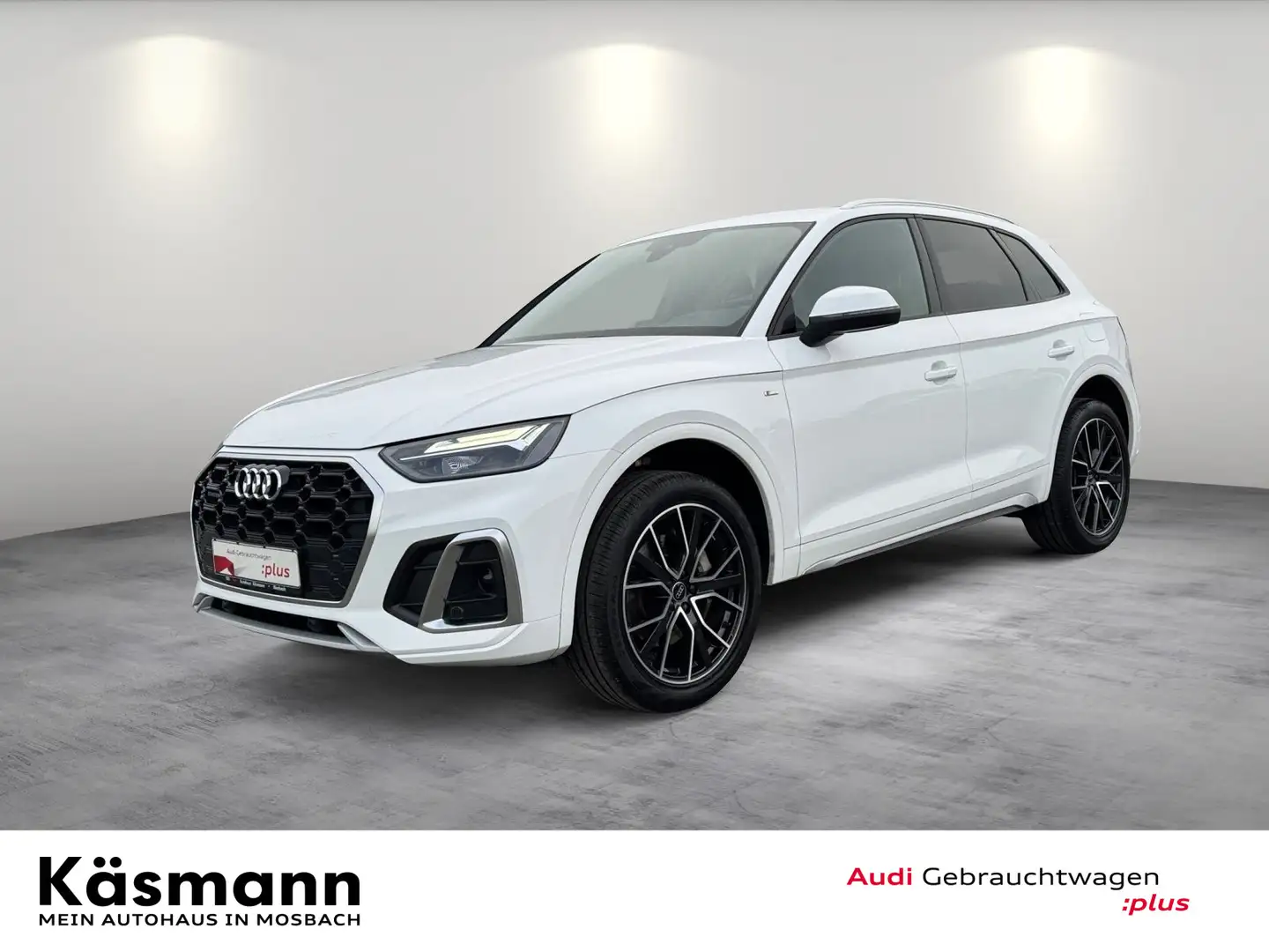 Audi Q5 S line 50TFSIe qu 2x S line AHK NAV SHZ VIRT Weiß - 2