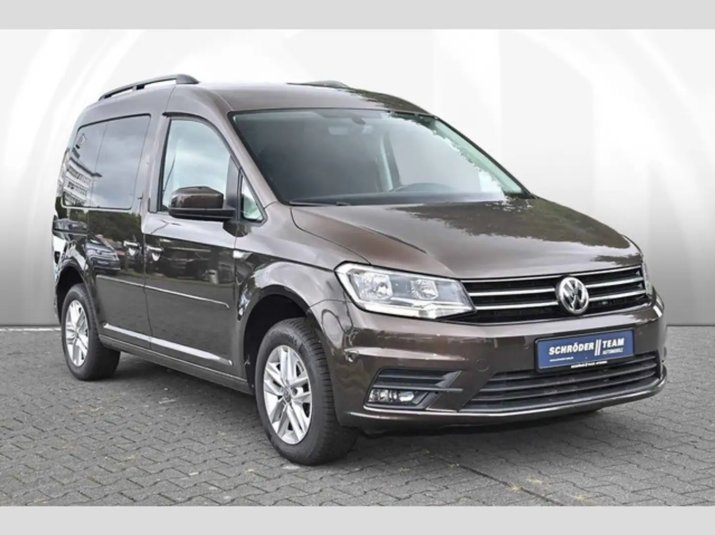 Volkswagen Caddy 4 Comfortline 2.0 TDI DSG Standheizung Navi Marrón - 2