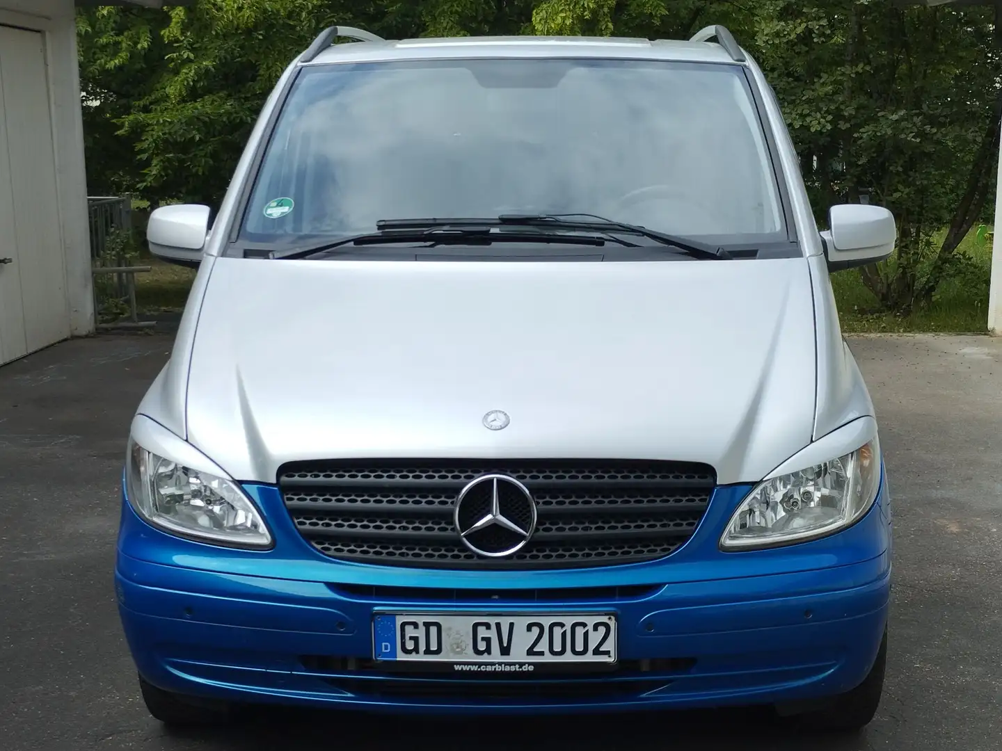 Mercedes-Benz Vito 115 CDI Lang DPF Aut. 8Sitz TÜV bis 2026 Blau - 1