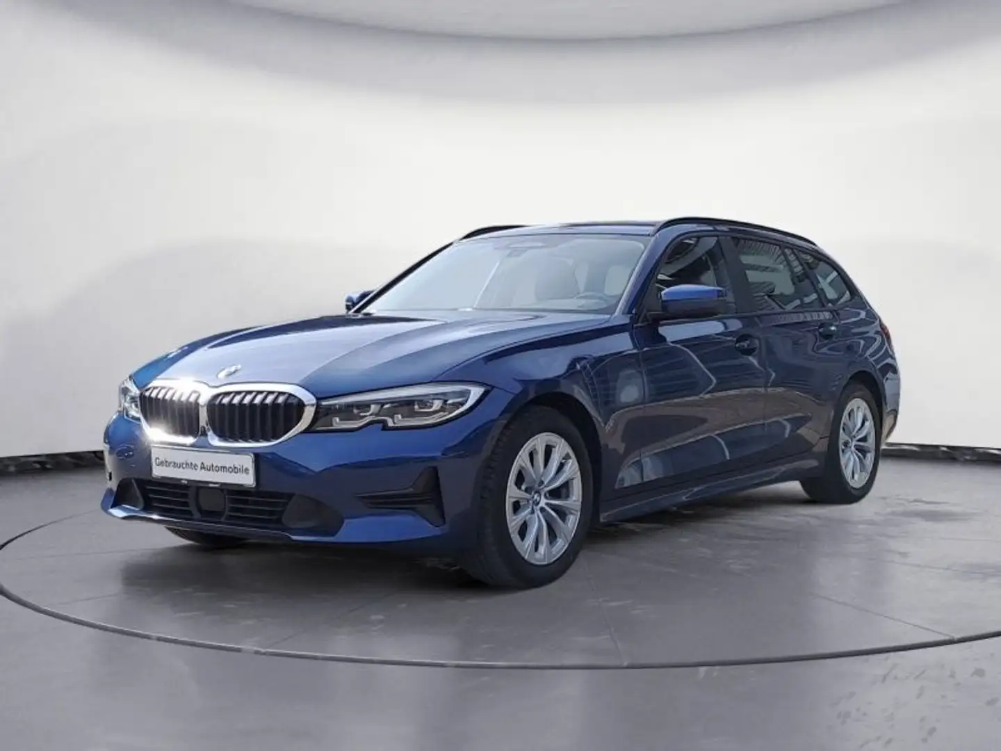 BMW 318 d Touring Advantage Aut. Klimaaut. AHK,LED, D Blau - 2