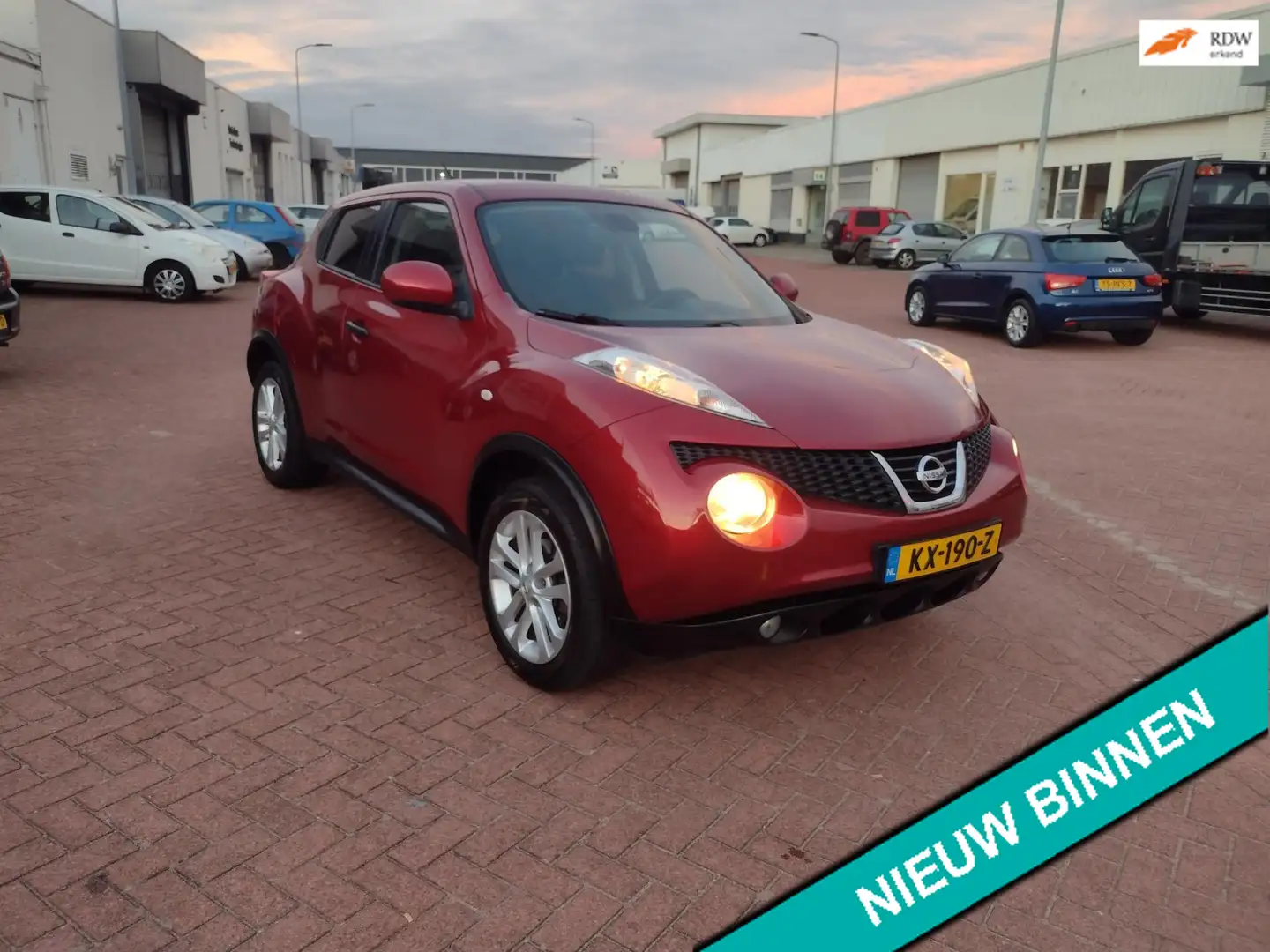 Nissan Juke 1.6 Business Edition MOOIE AUTO BEL 0619590613 HOG Rojo - 1