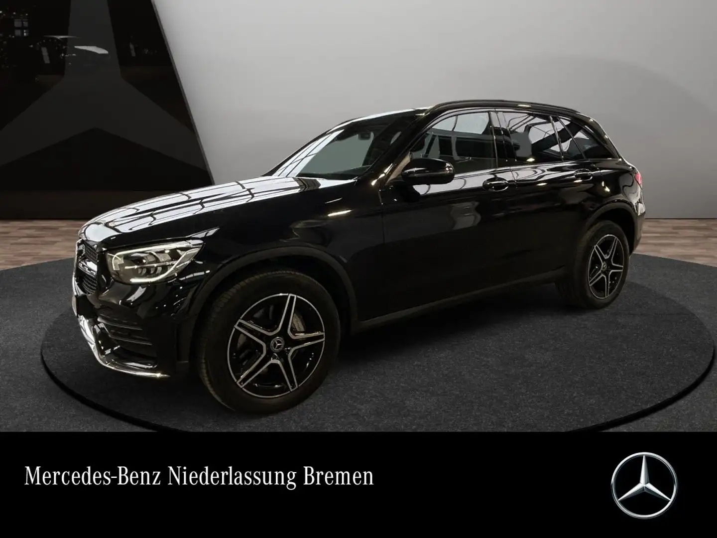 Mercedes-Benz GLC 300 de 4M AMG+NIGHT+PANO+360+AHK+LED+FAHRASS Schwarz - 1