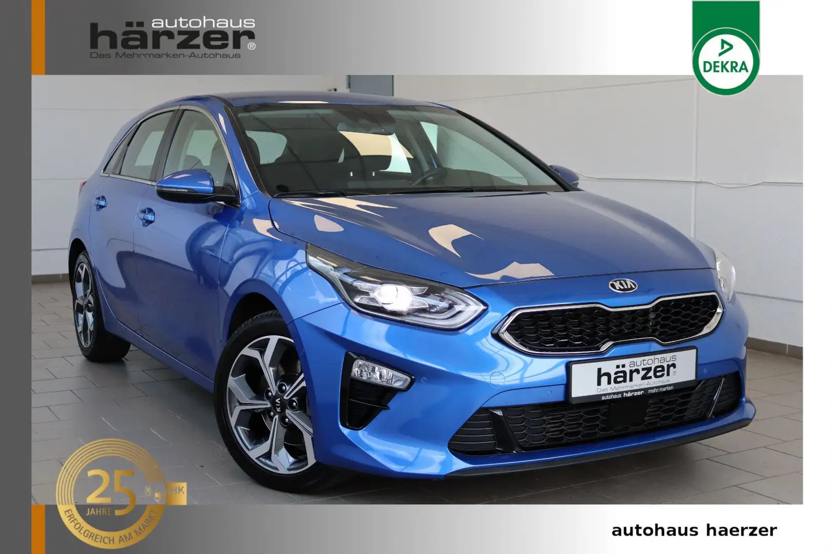 Kia Ceed / cee'd Ceed 1.4T-GDI 7G-DCT Spirit *LED*NAV*AHK*PDC*JBL Blau - 1