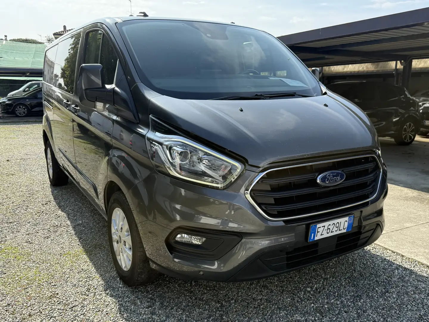 Ford Transit Custom doppia cabina passo lungo 130 cv mhew Brun - 2