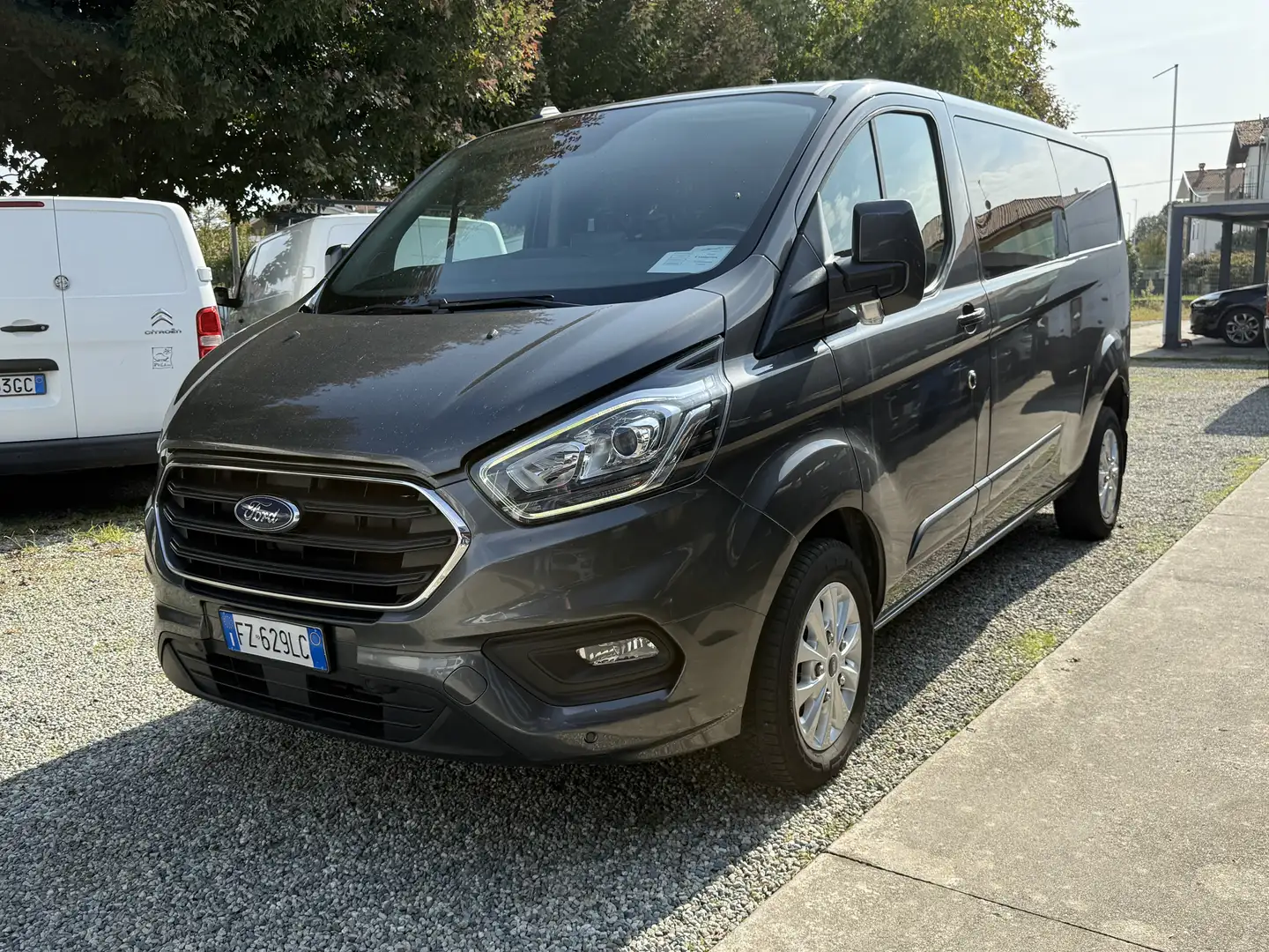 Ford Transit Custom doppia cabina passo lungo 130 cv mhew Brun - 1