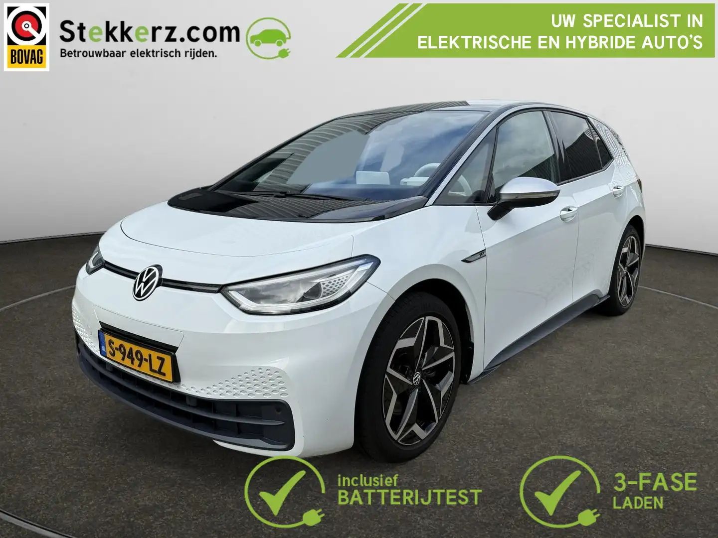 Volkswagen ID.3 First Plus 58 kWh 1st.Plus | IQ Light | Winterpack Blanc - 1
