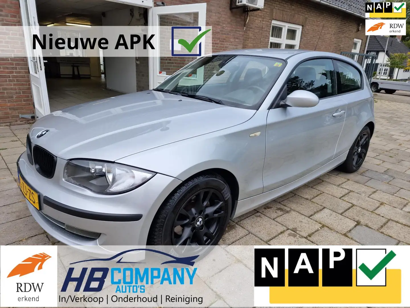 BMW 116 1-serie 116i Business Line| Nieuwstaat| Onderhoude Grijs - 1