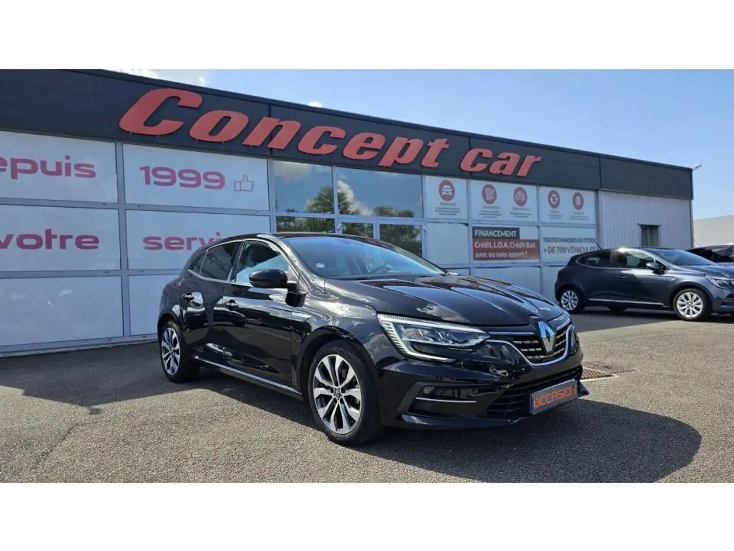 Renault Megane Techno 1.3 TCe 140cv EDC + Roue de secours Noir - 1