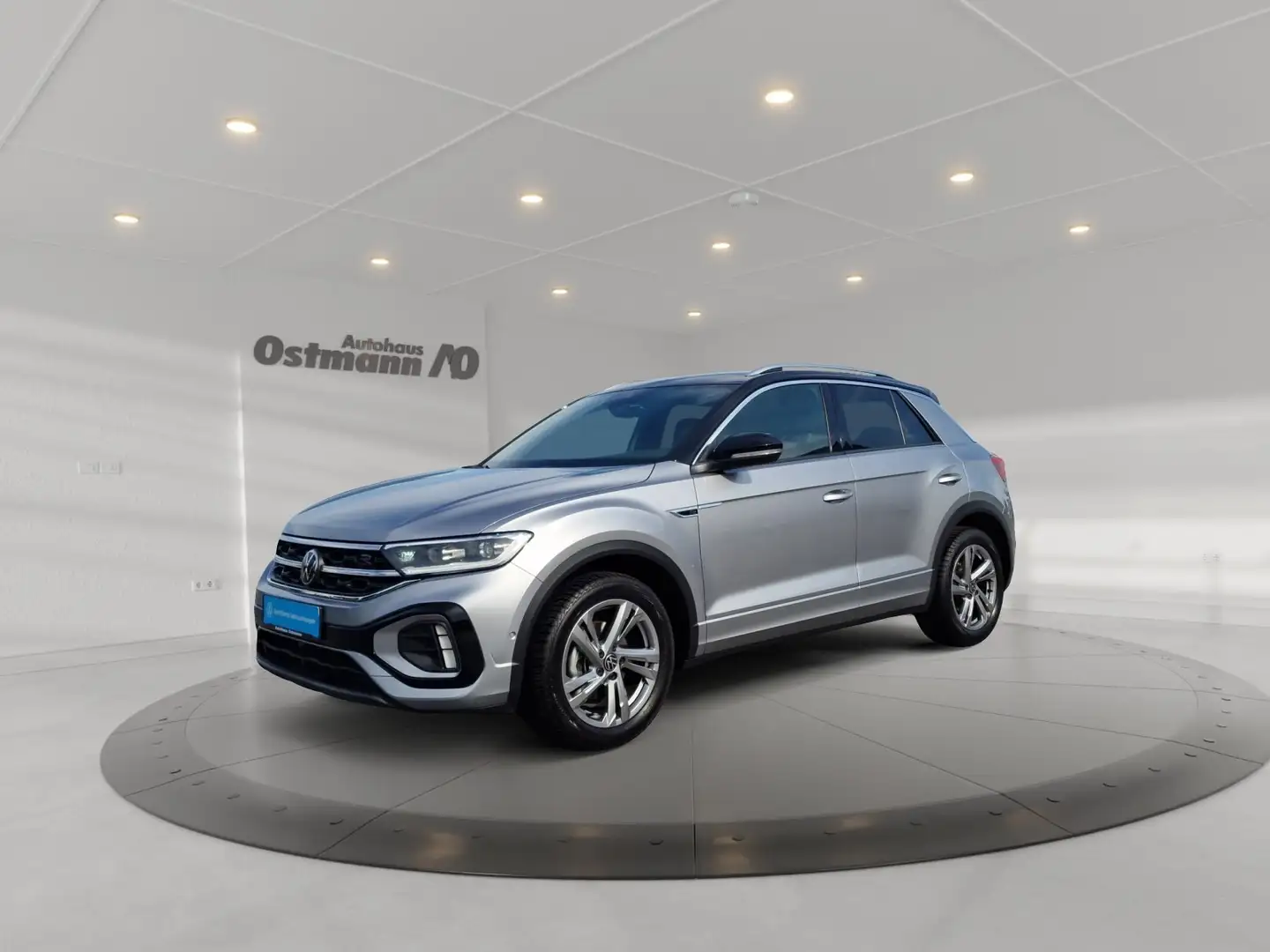 Volkswagen T-Roc 1.5 TSI R-Line 2xKlima ACC AHK AUT Kam. Silber - 1