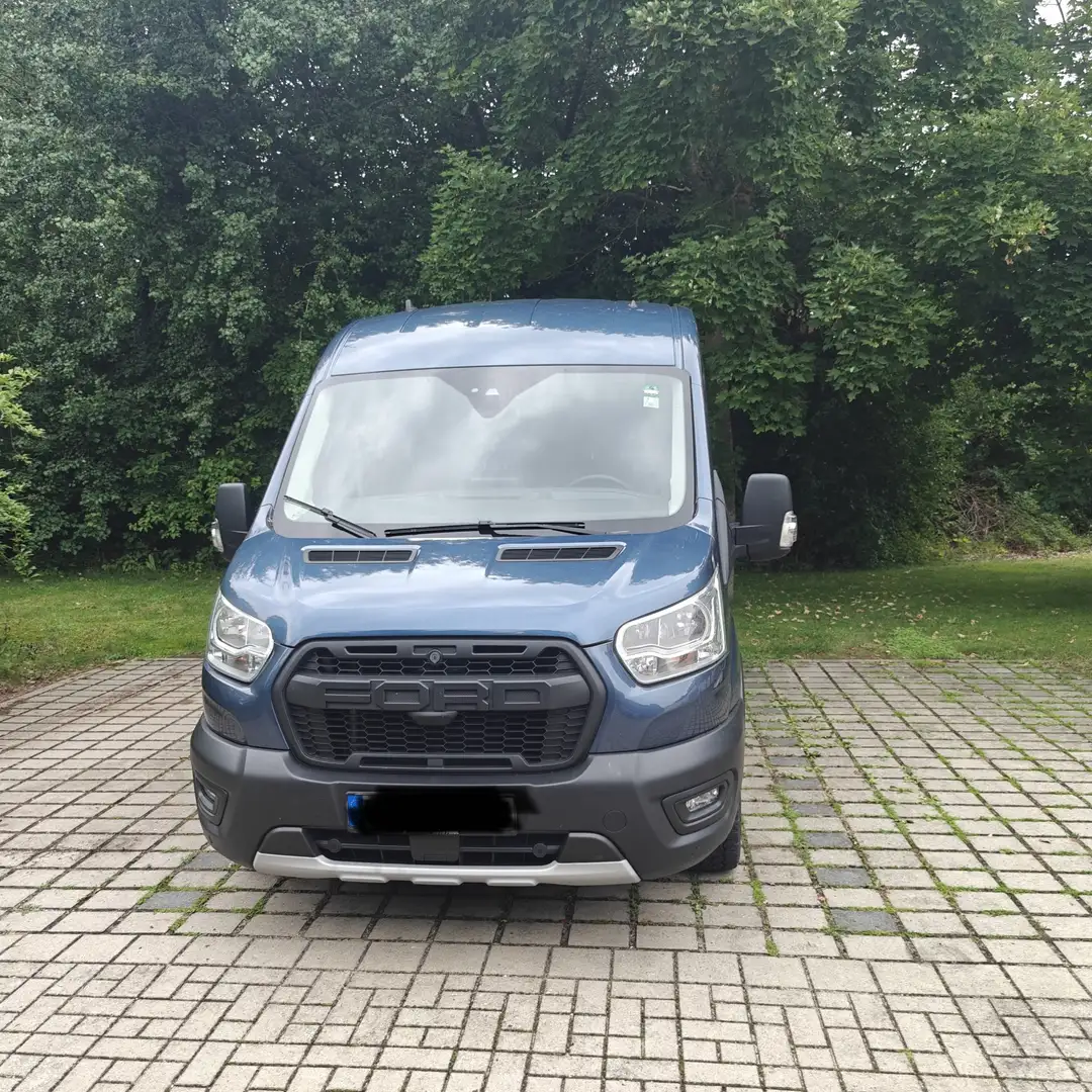 Ford Transit Bus Kombi 350 L2H2 Trail Hybrid Chroma-Blau Metallic Niebieski - 1