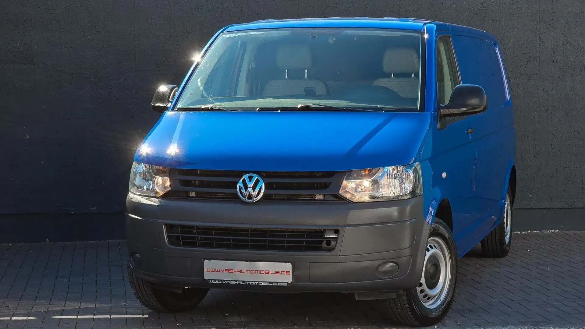 Volkswagen T5 Transporter Kasten lang*Klima*PDC* Bleu - 1