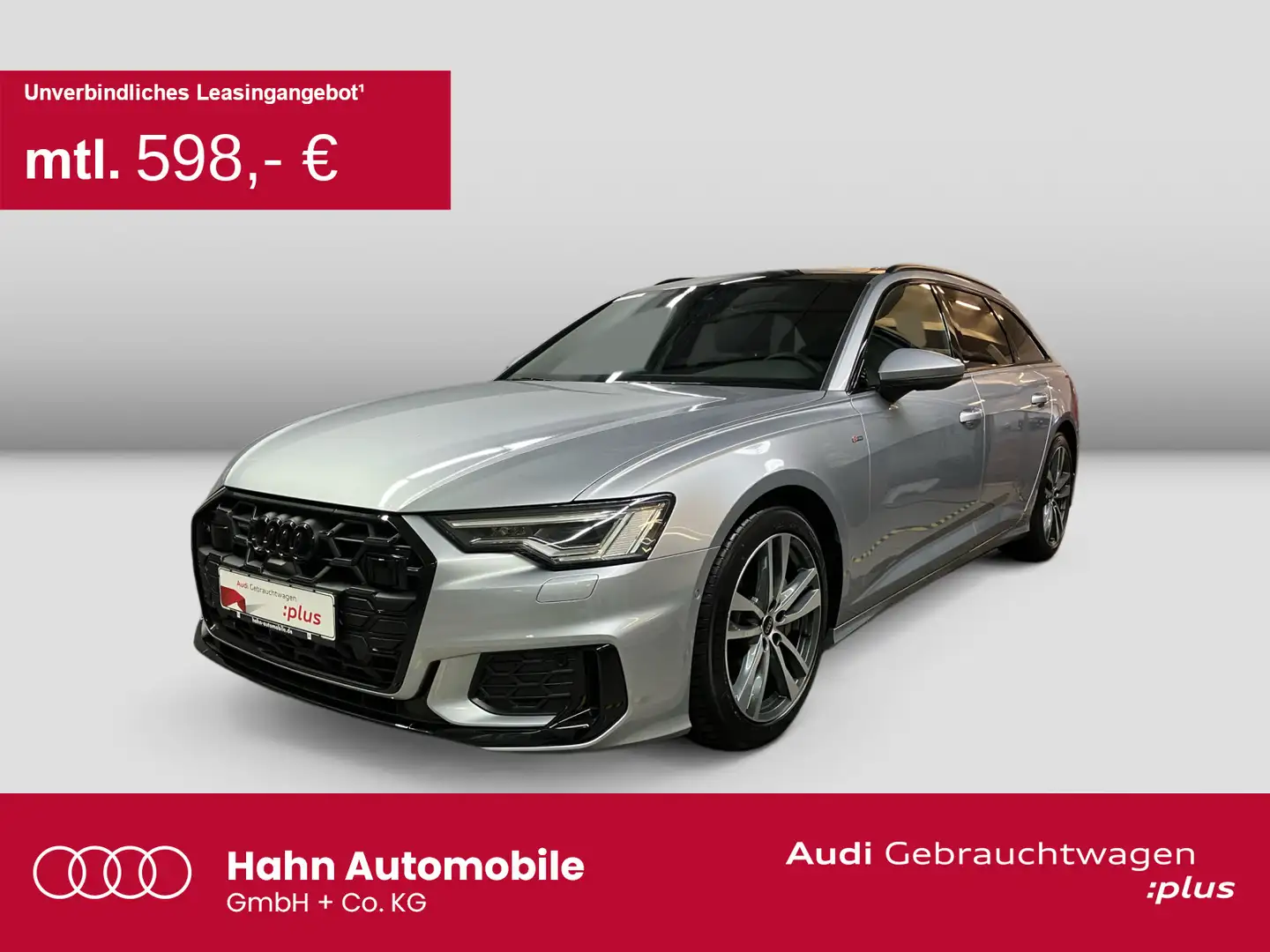 Audi A6 50 TDI quattro S line AHK Matrix Pano V Silber - 1
