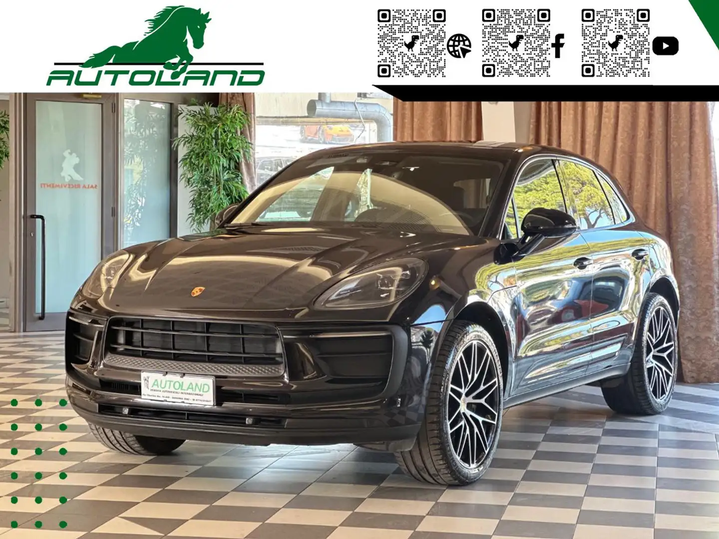 Porsche Macan 2.0*UNICO Proprietario*Tagliandi PORSCHE Nero - 1