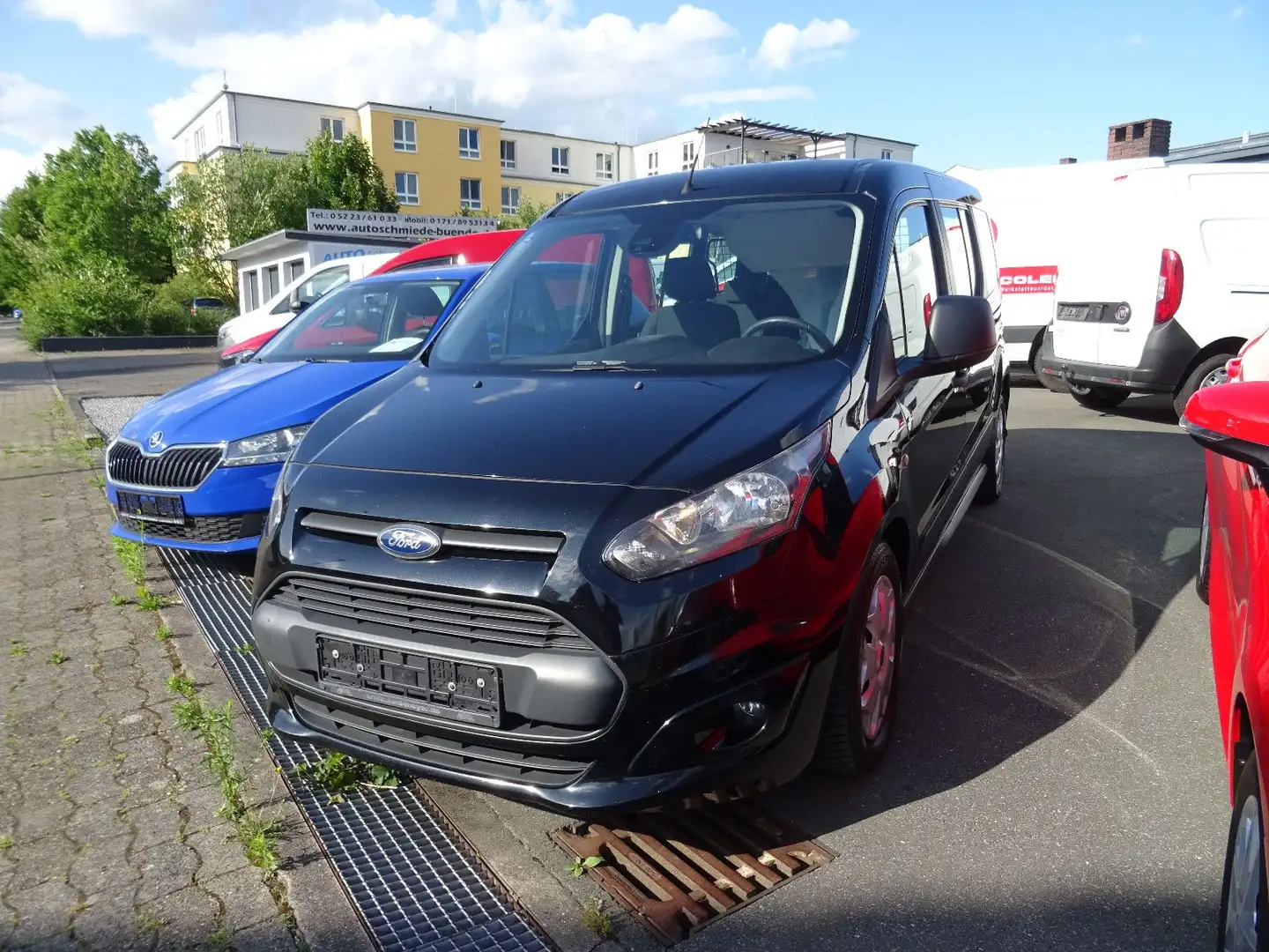 Ford Transit Connect Kombi lang Trend 1.Hand 5Sitze Schwarz - 1
